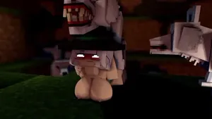 minecraft, animated, cum in mouth #22568