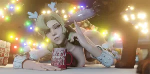 mercy, christmas, overwatch #27869