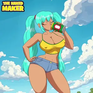 brazilian miku, hatsune miku, the naked maker (oc) #20650