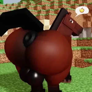 horse (minecraft), minecraft, animated #23108