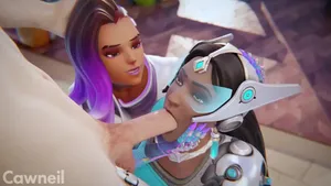 sombra, symmetra, overwatch #17074