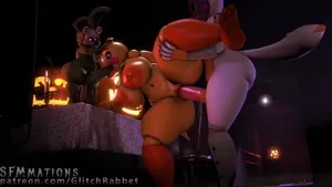 lolbit (fnaf), plushtrap (fnaf), toy chica (fnaf) #23126