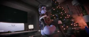 widowmaker, christmas, overwatch #36170