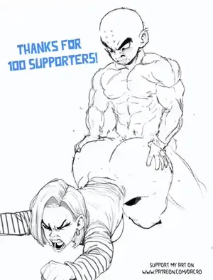 android 18, krillin, dragon ball #12033