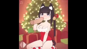 christmas, 1girls, 2d #22789