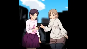 2girls, animated, ass expansion #31990