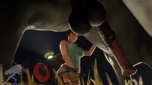 lara croft, 3d, animated #33914